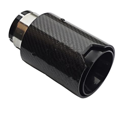 Para BMW F30 F31 F22 F23 F32 F33 F36 F10 F12 Silenciador De Coche Con Modificación Fibra Carbono 1 Unidad Cola Escape Coche Tubo(In 60mm glossy)