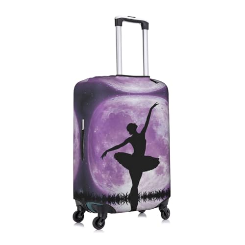 Housse de bagage ballerine blanche design raffiné taille L - 3