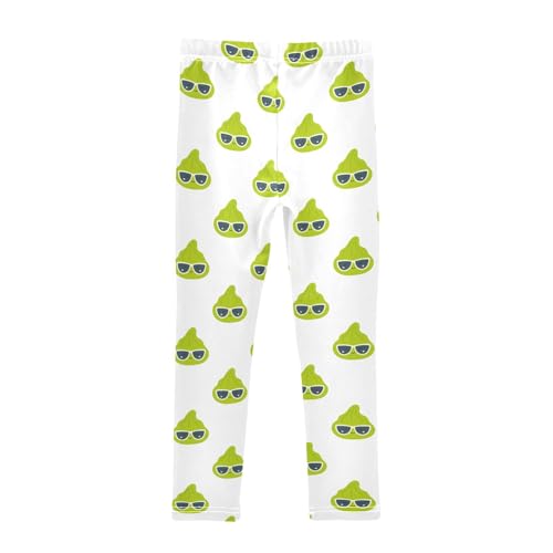 ZZKKO Girls Leggings Cartoon Wasabi Character Toddler Girls Clothes Leggings for Girls Toddler Girls Leggings 3-4T2
