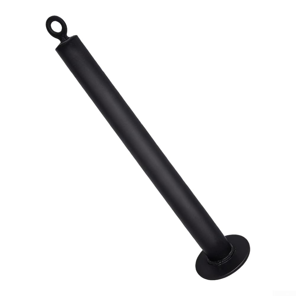 Vilgftyiet Heavy Duty Steel Weight Plate Loading Pin for Home Gym, Fitness Barbell Attachment with 20mm 25mm 48mm Sizes for Pulley Systems and Belt Squats, Black(2.0)