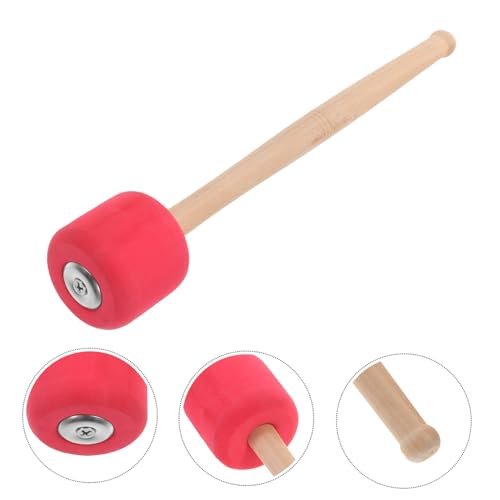 Baqueta para Batería Mallet de Madera con Cabeza de Espuma Roja miniatura 7