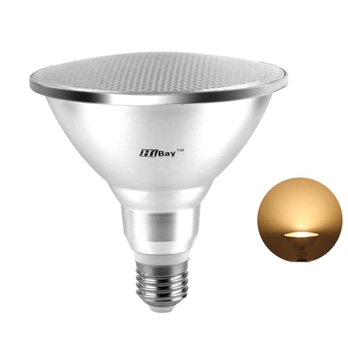 HiBay 12W PAR38 LED Bulb E27 ES par 38 floodlight Spot Light Warm White 3000K Replace 120W Halogen IP20 Indoor Use,1 Unit
