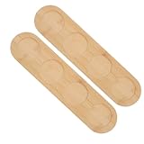 CALLARON 2 Stück Weinglas Untersetzer mit 4 Fächern Elegantes Design...
