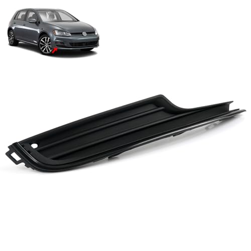 ROBUST Front Bumper Lower Grille With Gloss Black Trim Right Driver Side for Volkswagen Golf Mk7 5G08536659B9 2012–2016
