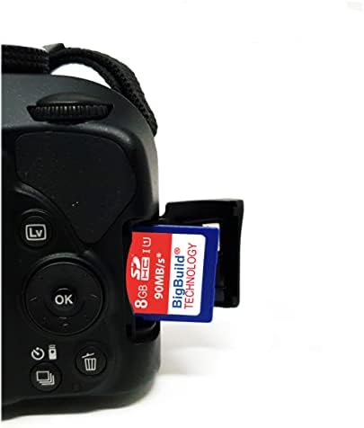 BigBuild Technology 8GB Ultra Fast 90MB/s Memory Card For Canon Digital IXUS 185 camera, Class 10 SD SDHC