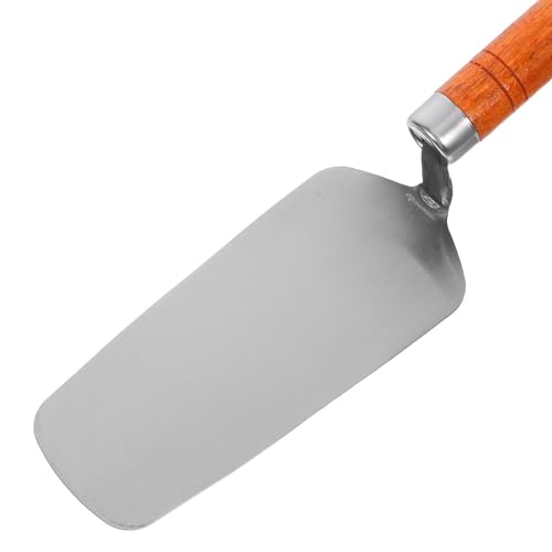 Llana de albañilería de acero inoxidable con mango de madera para reformas 4