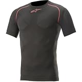 Alpinestars Ride Tech V2 Top Short Sleeve Summer (Black/Red,XL/XXL)