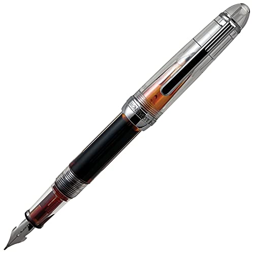 Lanier Pens モンテベルデ モンツァ ID 万年筆 - 長さ: 5.25" インチ (133.35 mm) クリスタルクリア