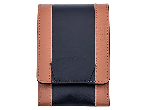 Alpen Maniküre-Set, 5-tlg, rostfrei, Hautschere, Nagelzange, Pinzette, Nagelschieber, Nagelfeile, schwarz-braunes Etui