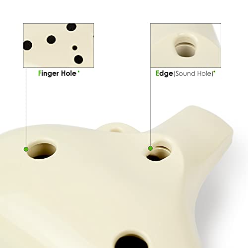 Ocarinas - Professional Musical Wind Ocarina Instrument 12-Hole - Precision Plastic - Alto C - Three Colors Available - Legend Of Zelda Ocarina Time #TOP3