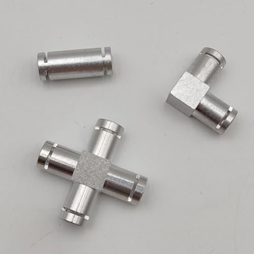 4-Way Metal Connectors for Coffee Machines - Durable Aluminium Alloy Water Pipe Adapters for Boilers - Image 8