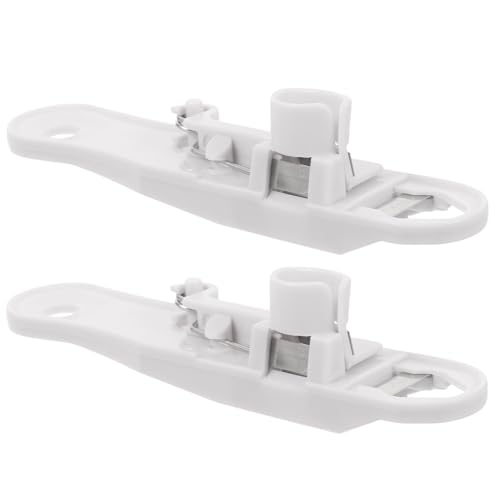 Alipis 2 pièces Coupe-haricots Française Multifonction avec Manche Plastique et Lame Acier Inoxydable Outil Portable pour Trancher et Retirer les Fils de Haricots Accessoire Cuisine