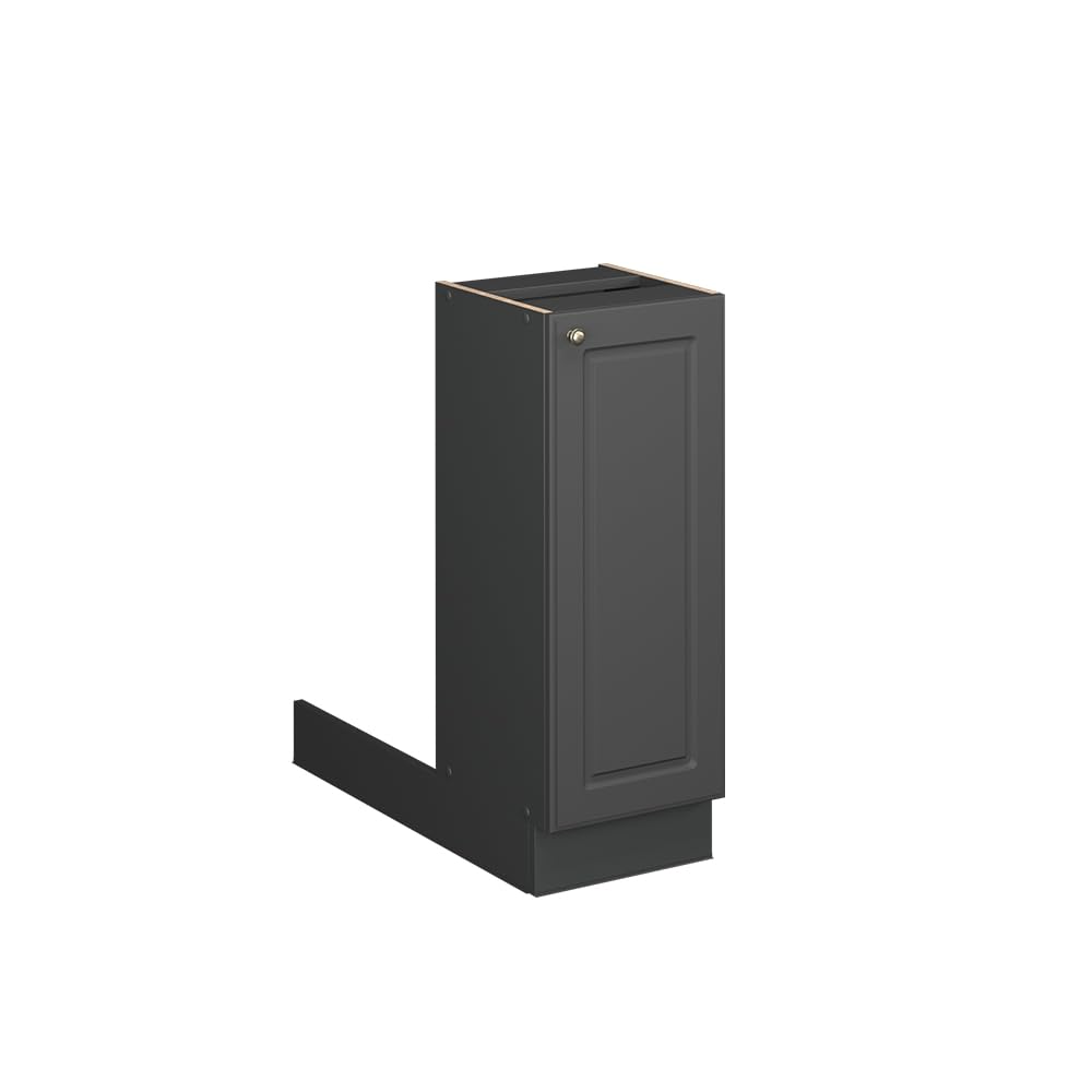 Vicco Kitchen island Fame-Line, Anthrazit-Gold Landhaus, 30 cm without worktop, can be combined to extend kitchen units โ image 1
