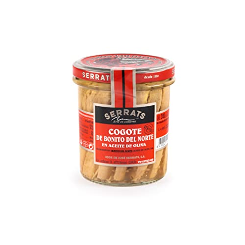 6 Unidades - SERRATS - Cogote de Bonito del Norte en aceite de oliva 320g