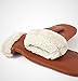 YISEVEN Women's Leather Gloves Mittens Fur Cuff, Cognac 7.0