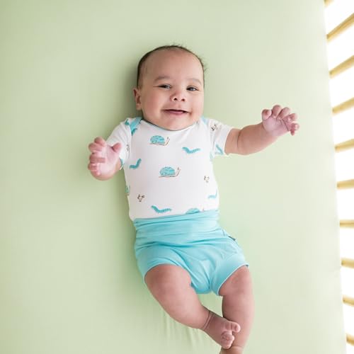 Image of Kyte Baby Soft Crib Sheet - Standard Fitted Crib Sheet Made with Rayon from Bamboo, Ultra-Gentle and Breathable (Pistachio)