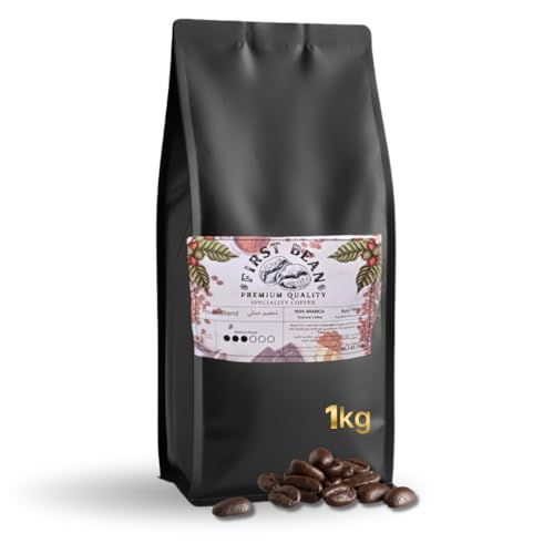 First Bean Arabica Coffee Beans | Medium Roast House Blend | Freshly Roasted premium Coffee | 1kg Pack
