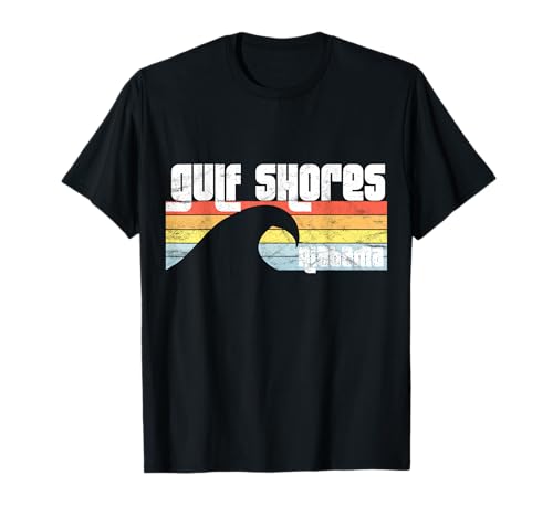 I Love Gulf Shores Alabama AL Gulf Coast Orange Beach T-Shirt