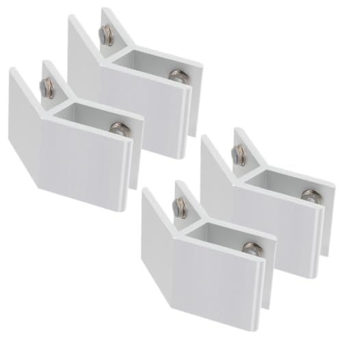 Abrazadera para vidrio fija sin deslizamiento Ciieeo soporte aluminio para paneles