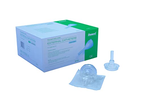 Romed - Condón urinario externo de silicona para hombre, paquete individual (XL, 1 unidad)