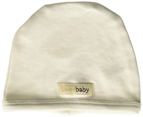 L'ovedbaby Unisex-Baby Organic Cute Cap, White, Newborn