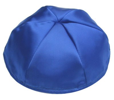Zion Judaica Royal Navy Satin Kippah 7