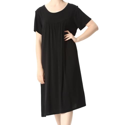 Chemise de nuit en coton grande taille 4XL-7XL pour femme robe d'été