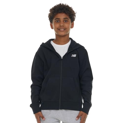 New Balance Boys Zip Up Hoodie – Full Zip Premium Cotton Blended Fleece Sweatshirt with Lined Hood, Comfortable Fit2