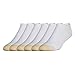 Gold Toe Men's Cotton Cushion No Show Socks, 6-Pack