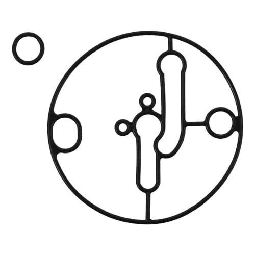Image of BYOBYO 8 Pcs Float Bowl Gasket, 698781 Black Gasket Replacement Car Accessories Parts for Nikki, for Carbs, for Briggs, for Stratton