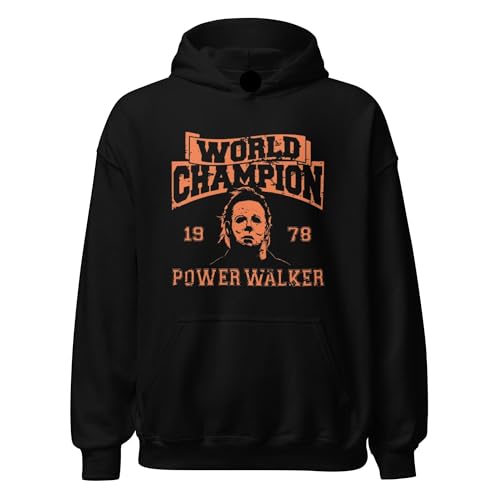 Michael Myers Hoodie World Champion 1975 Blended Cotton Midweight Unisex Pullover