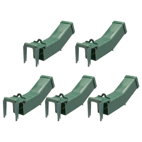 Fuhjythy 5 Uds. Práctica Trampa para Ratones, Jaula, Herramientas de Control Animales para Hogar, Jardín, Ratones, Ratas, Roedores, Trampa, Hogar, Jardín, Herramientas para Ratones