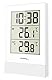 Technoline WS9178 - Bürothermometer, Thermometer, digitales Thermometer mit Innentemperatur, Außentemperatur, Luftfeuchte, inklusive AußensenderTX205