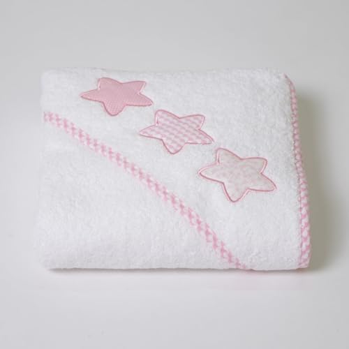 10XDIEZ Capa baño 100% algodón (Rosa - 100x100cm)