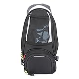 Klaisy Für Tankrucksack Wasserdichter Sattel Schwarz Universelle Starke Magnetische Schulter Für Radfahren Heizöl Tankrucksack Magnetische wasserdichte Reisetaschen