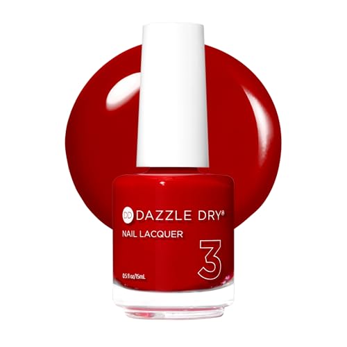 Dazzle Dry Nail Lacquer Rapid Red