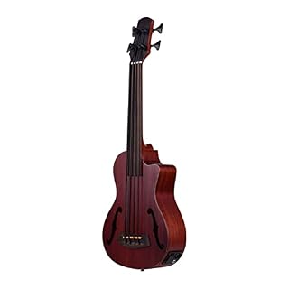 ukulélé Voyage Basse Acoustique Électrique en Bois De 30 Pouces Ukulele Intégrée Éq Tuner avec des Trous Sonores - Les Beatles, Paul McCartney, John Lennon, RIngo Starr, George Harrison ukulélé Voyage Basse Acoustique Électrique en Bois De 30 Pouces Ukulele Intégrée Éq Tuner avec des Trous Sonores – Image 5