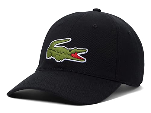 Image of Lacoste Large Croc Logo Cotton Cap