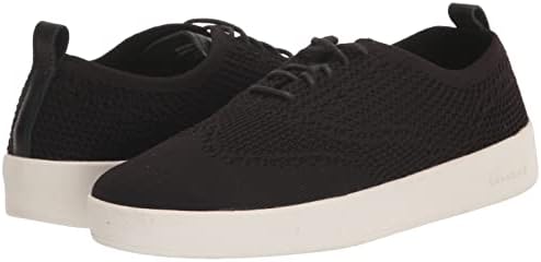 Cole Haan Women's Grand PRO Contender Stitchlite Oxford Sneaker, Black Knit/Optic White, 5 | Image 6