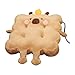 Generic Cartoon Seat Cushion, Capybara Chair Cushion, Cartoon Plush Capybara Toy, Stuffed Capybara Animal for Home Office Bedroom, Brown