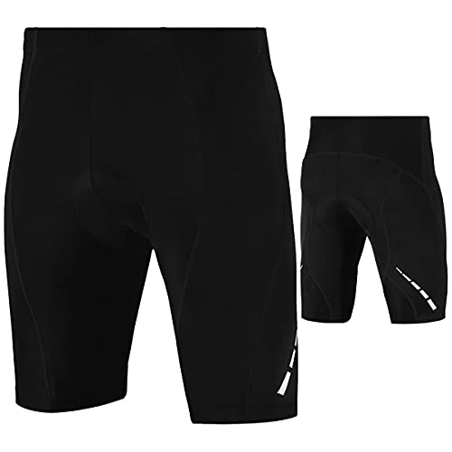 LAOJIA Homens 3D Gel Acolchoado Calções de Ciclismo Respirável Quick Dry MTB Bicicleta Compressão Sh