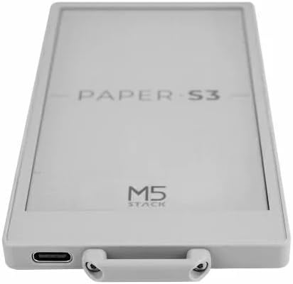 M5Stack PaperS3 4.7" Touch-Enabled E-Ink Screen with 540×960 Resolution, ESP32S3 Development Kit, 1800mAh Battery, 2.4GHz Wi-Fi, Gyroscope, 8MB RAM, 16MB Flash, ESP32S3R8 Dual-Core 240MHz, C1