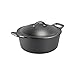Price comparison product image LODGE 3.78 Litre / 4 Quart Pre-Seasoned Cast Iron Dutch Oven, Black