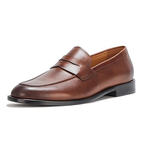 Image of Brooks Brothers Men's Greenwich Leather Penny Loafer Dress Shoe