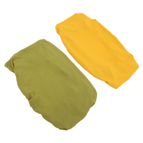 GARVALON 2pcs Baby Changing Pad Covers Green Washable Removable Changing Pad Sheets for Portable Changing Pads