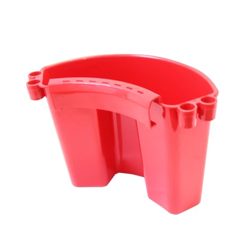 aaton Car Washing Bucket, Portable Hanging Wash Bucket Organizer for Car, Multipurpose Professional Detailing Bucket Dolly for Kitchen, Picnic, Dishes,Red