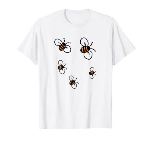 Little Bees - Camiseta para hombre y mujer juvenil por Alwaysm Camiseta