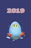 2019: Hühner/Eier Kalender/Landwirt/Hobbyzüchter/Legeaufzeichnung/Eier Legeleistung - Michael S. 