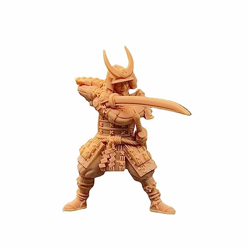 ZEDACAKAI Figura de guerrero fantasma con arma soldado modelo escena en miniatura GK necesita ser coloreado por ti mismo No1