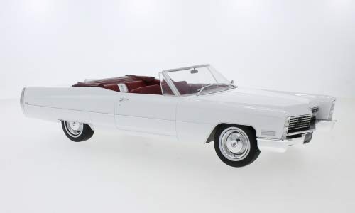 Cadillac DeVille Convertible White 1968 Model Car Finished Model
